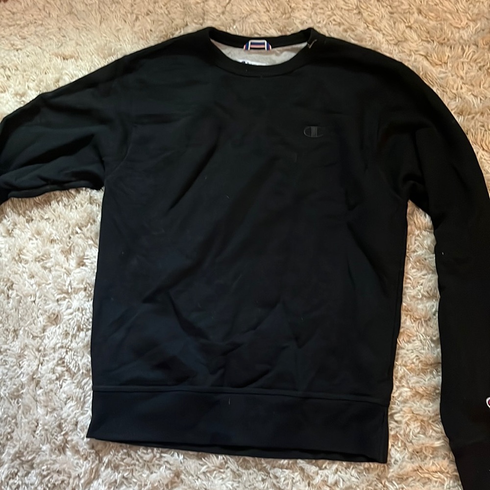 Champion Vintage Black Crewneck